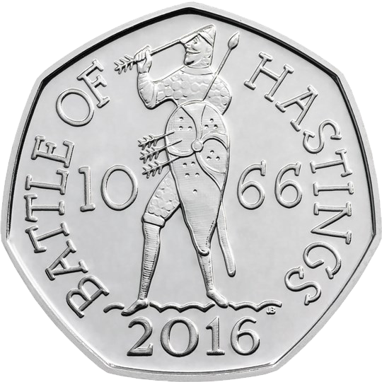 2016 50p Coin Battle of Hastings
